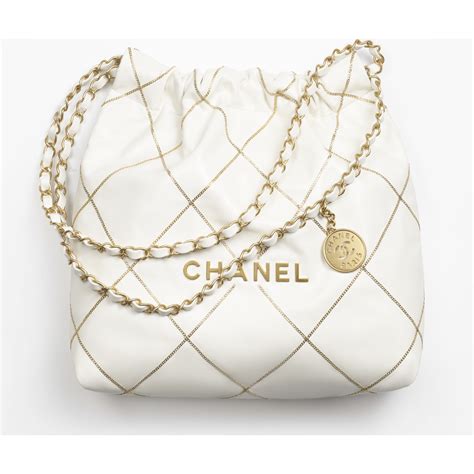 chanel 22 shiny calfskin|Chanel 22 small handbag, Shiny calfskin & gold.